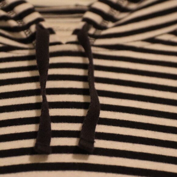 Eddie Bauer Black and White Stripped hoodie Size 2XL - Picture 11 of 13